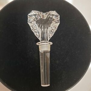Crystal Heart Wine Stopper
